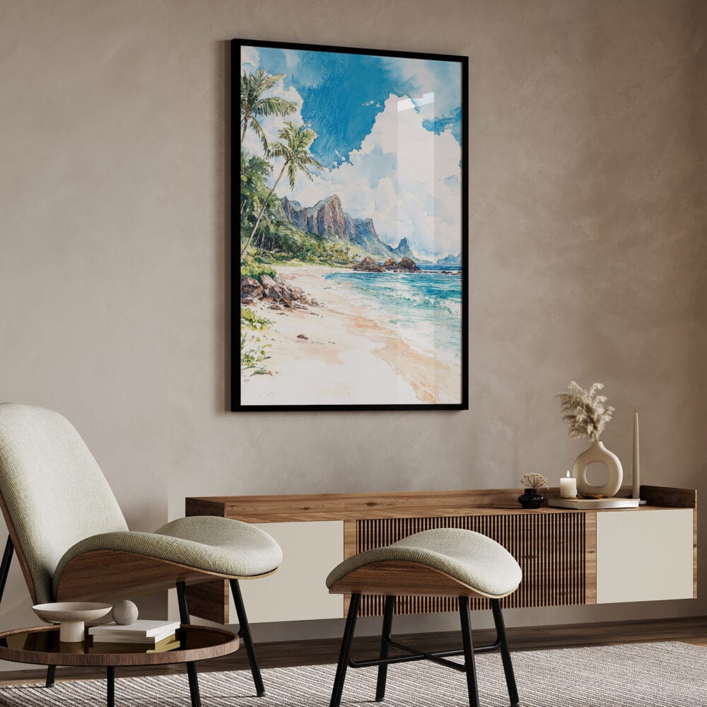 04 - Hawaii - Kauai Watercolor Art - Digital Downloads - Japandi.jpg 04 - Hawaii - Kauai Watercolor Art - Digital Downloads - Japandi.jpg