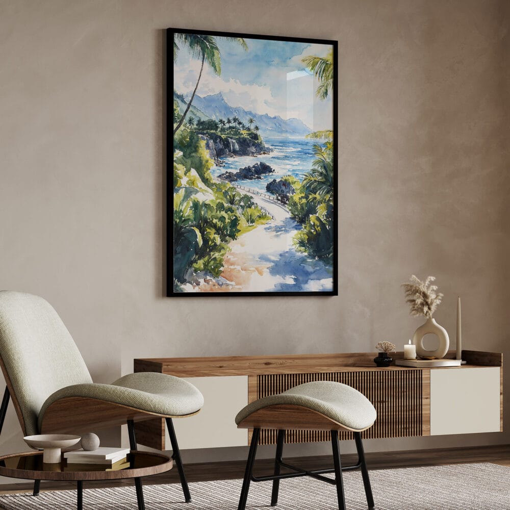 04 - Hawaii Road to Hana Watercolor Art - Digital Downloads - Japandi.jpg 04 - Hawaii Road to Hana Watercolor Art - Digital Downloads - Japandi.jpg