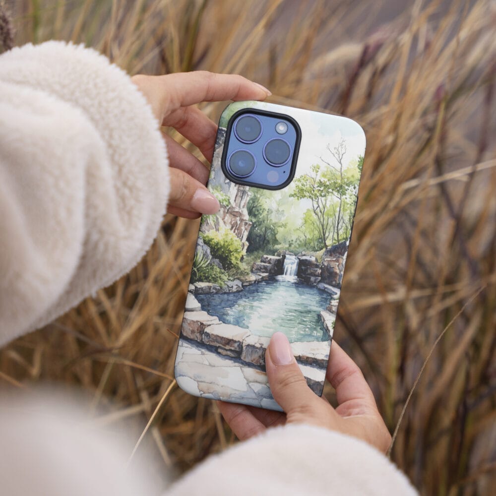04 - Hot Springs National Park Phone Case - Female hand.jpg 04 - Hot Springs National Park Phone Case - Female hand.jpg