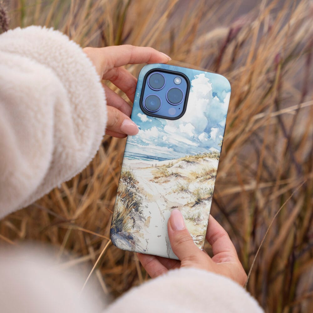 04 - Indiana Dunes National Park Phone Case - Female hand.jpg 04 - Indiana Dunes National Park Phone Case - Female hand.jpg