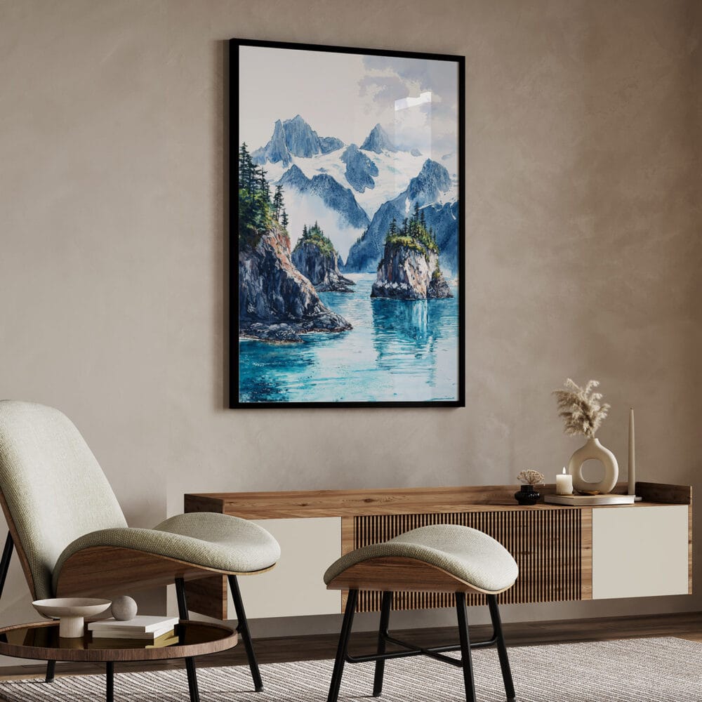 04 - Kenai Fjords National Park Watercolor Art - Digital Downloads - Japandi.jpg 04 - Kenai Fjords National Park Watercolor Art - Digital Downloads - Japandi.jpg