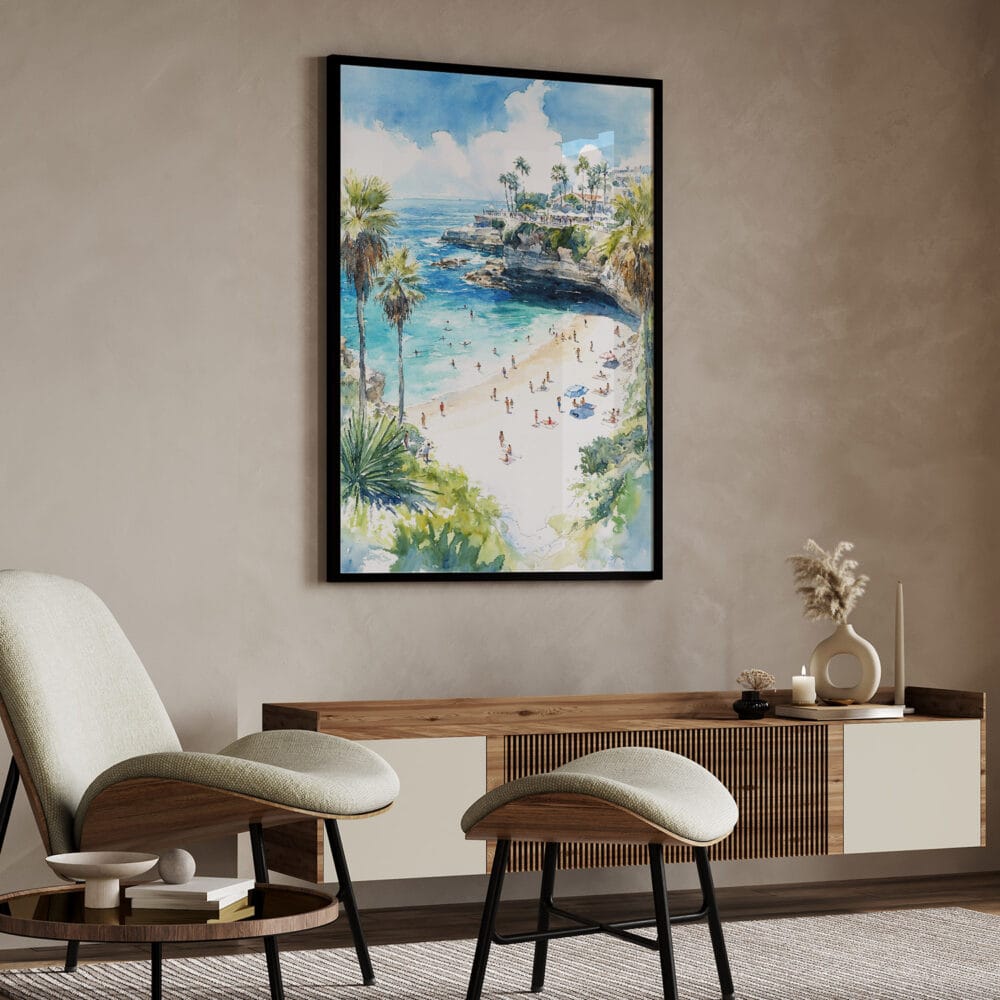 04 - La Jolla Beach Watercolor Art - Digital Downloads - Japandi.jpg 04 - La Jolla Beach Watercolor Art - Digital Downloads - Japandi.jpg
