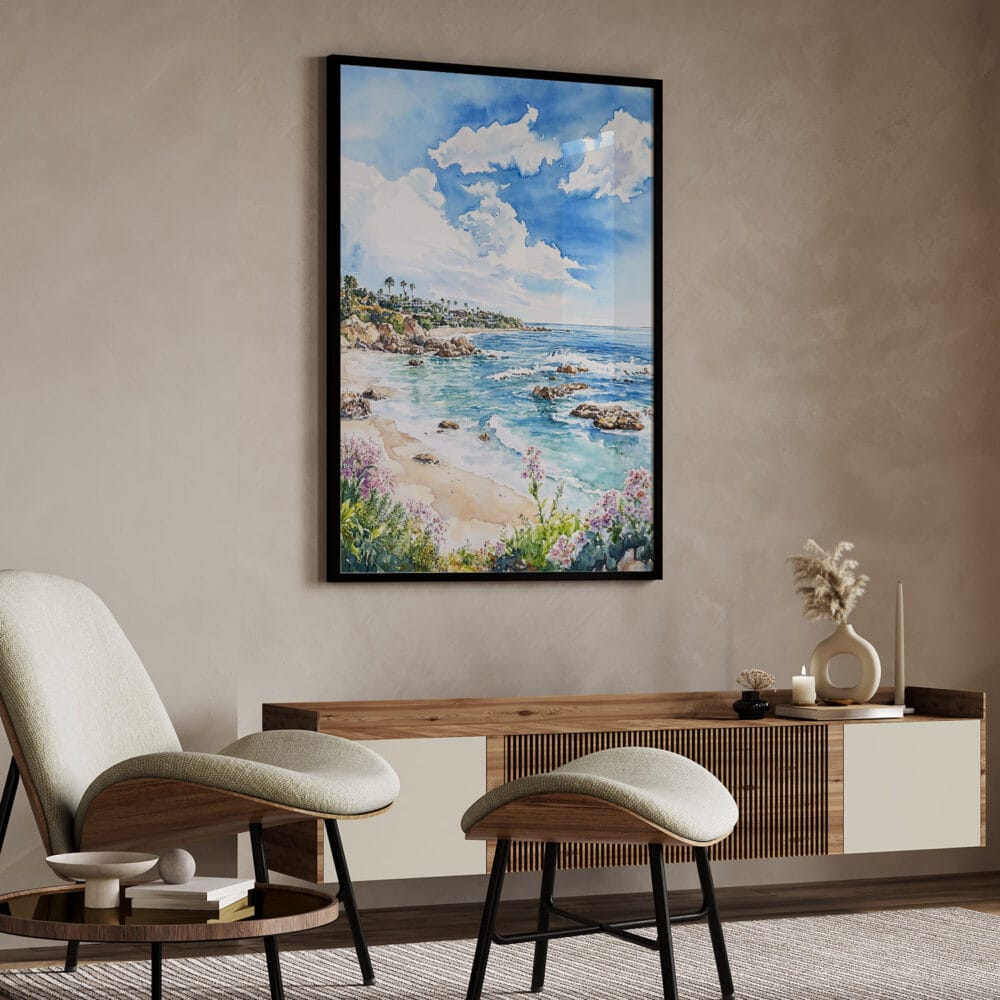 04 - Laguna Beach Coast Watercolor Art - Digital Downloads - Japandi.jpg 04 - Laguna Beach Coast Watercolor Art - Digital Downloads - Japandi.jpg