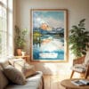 04 - Lake Clark National Park Watercolor Wall Art in Boho Living Room.jpg