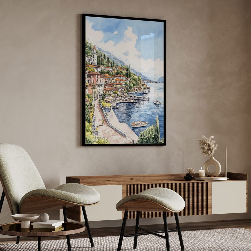 04 - Lake Como Watercolor Art - Digital Downloads - Japandi.jpg 04 - Lake Como Watercolor Art - Digital Downloads - Japandi.jpg