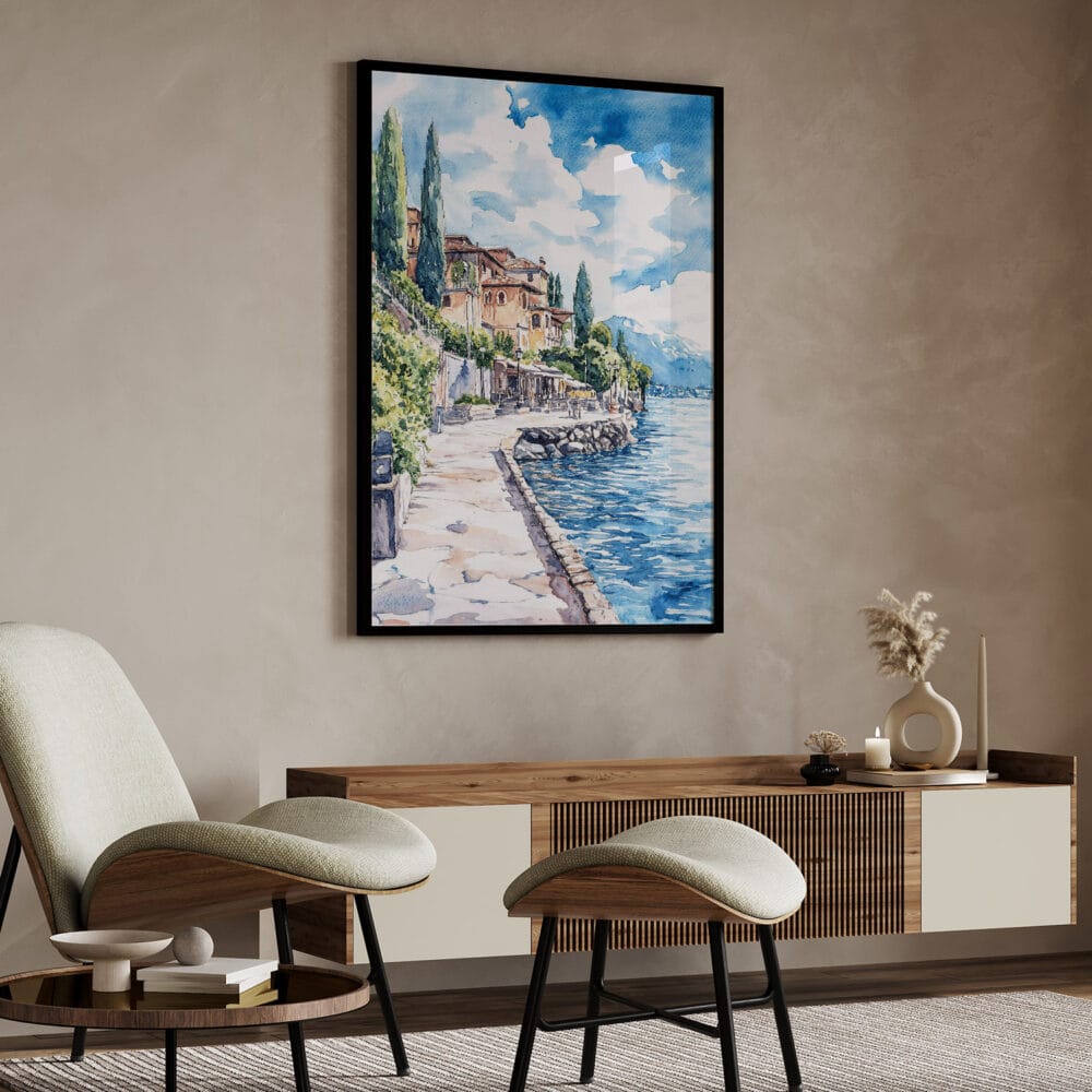 04 - Lake Garda Watercolor Art - Digital Downloads - Japandi.jpg 04 - Lake Garda Watercolor Art - Digital Downloads - Japandi.jpg