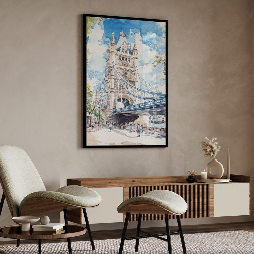 04 - London Tower Bridge Watercolor Art - Digital Downloads - Japandi.jpg 04 - London Tower Bridge Watercolor Art - Digital Downloads - Japandi.jpg