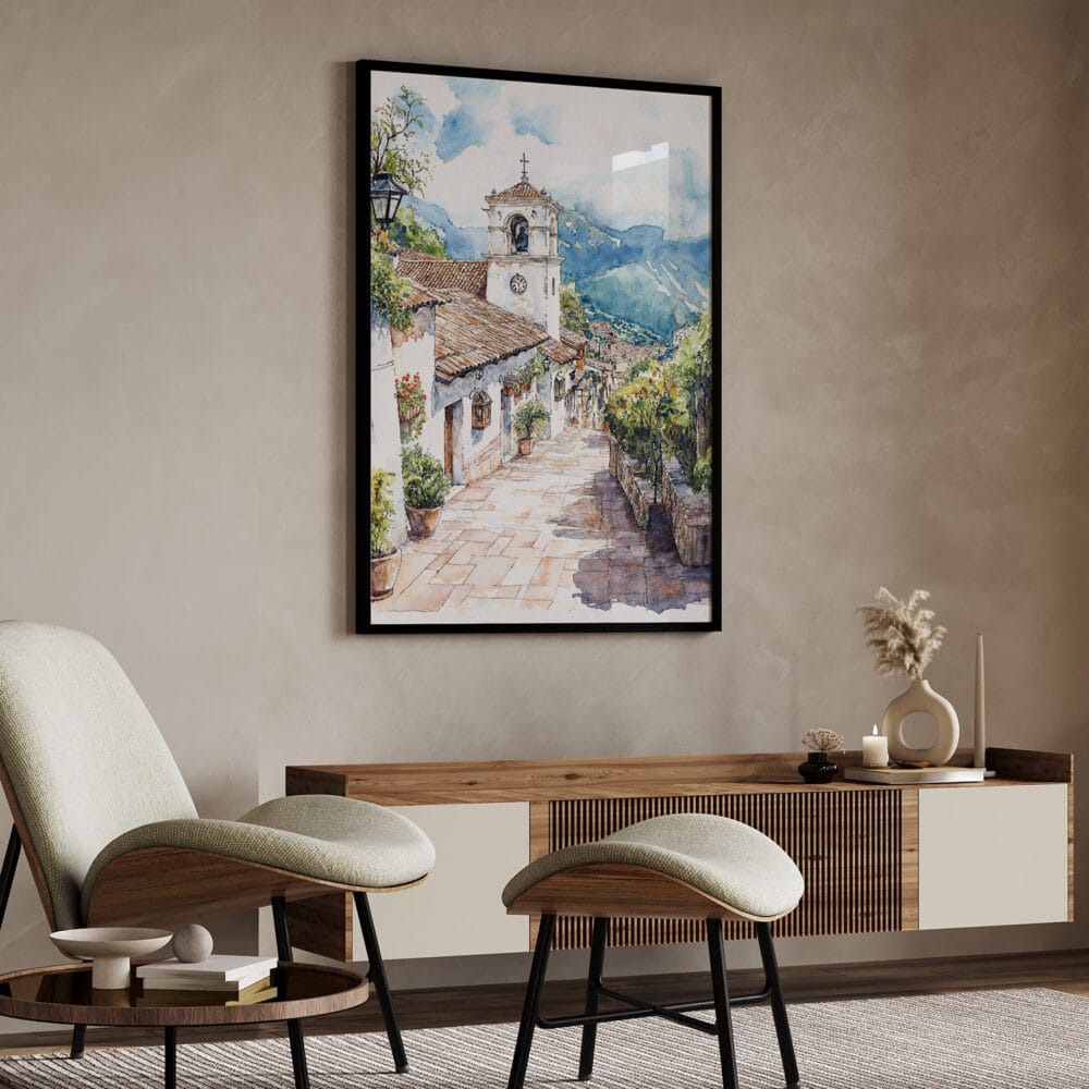 04 - Medellin Old Town Watercolor Art - Digital Downloads - Japandi.jpg 04 - Medellin Old Town Watercolor Art - Digital Downloads - Japandi.jpg