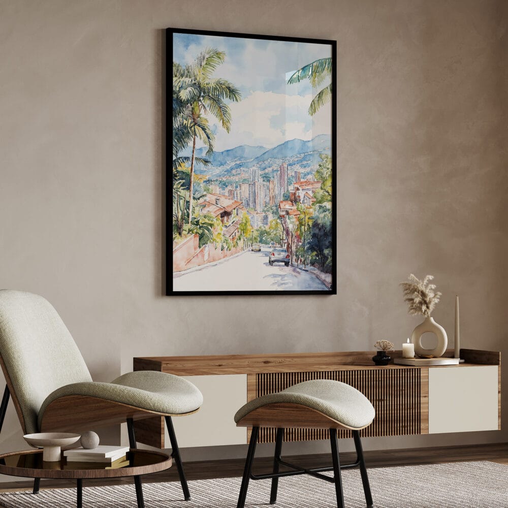 04 - Medellin Skyline watercolor Art - Digital Downloads - Japandi.jpg 04 - Medellin Skyline watercolor Art - Digital Downloads - Japandi.jpg