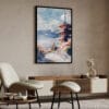 04 - Mount Fuji and Pagoda Watercolor Art - Digital Downloads - Japandi.jpg