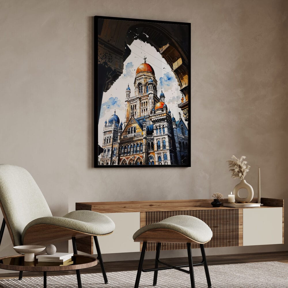 04 - Mumbai BMC Building Watercolor Art - Digital Downloads - Japandi.jpg 04 - Mumbai BMC Building Watercolor Art - Digital Downloads - Japandi.jpg