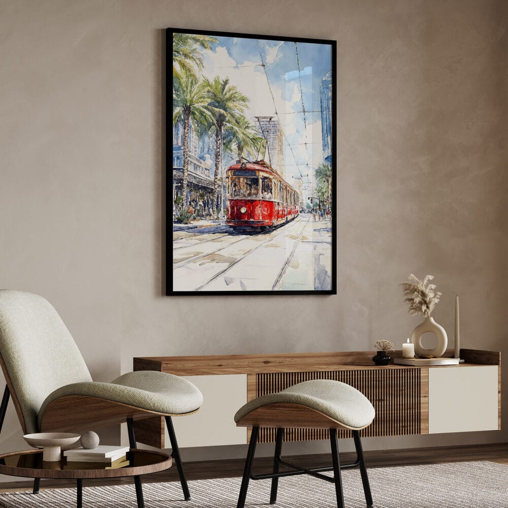 04 - New Orleans Canal Street Watercolor Art - Digital Downloads - Japandi.jpg 04 - New Orleans Canal Street Watercolor Art - Digital Downloads - Japandi.jpg