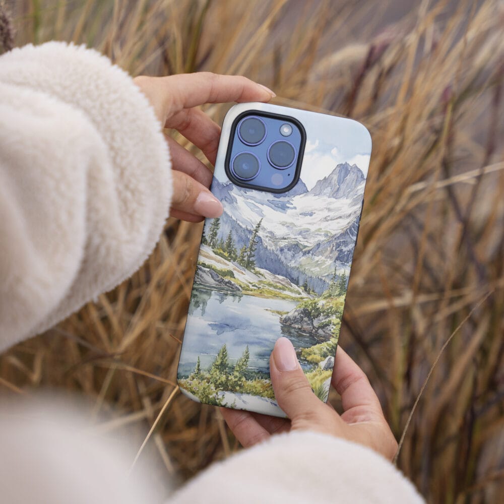 04 - North Cascades National Park Phone Case - Female hand.jpg 04 - North Cascades National Park Phone Case - Female hand.jpg