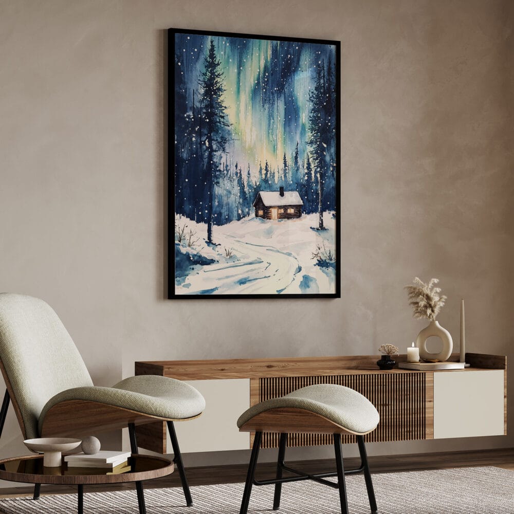 04 - Nothern Lights Finland Watercolor Art - Digital Downloads - Japandi.jpg 04 - Nothern Lights Finland Watercolor Art - Digital Downloads - Japandi.jpg