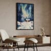 04 - Nothern Lights Finland Watercolor Art - Digital Downloads - Japandi.jpg