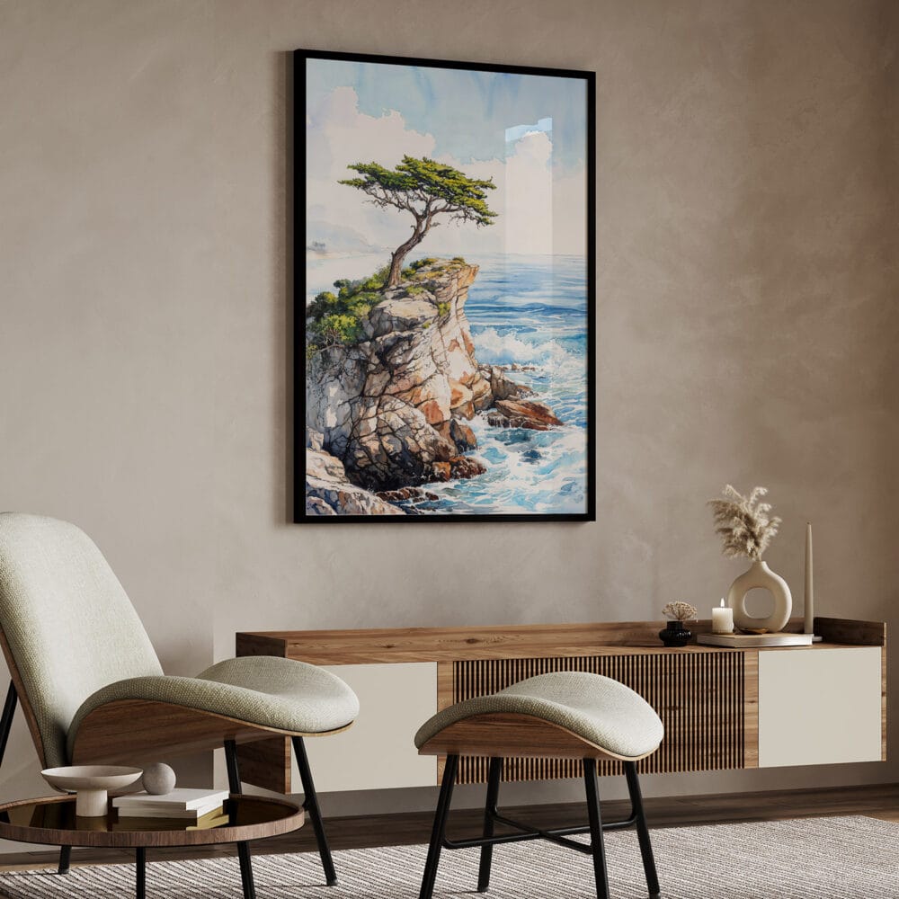 04 - Pebble Beach Cypress Watercolor Art - Digital Downloads - Japandi.jpg 04 - Pebble Beach Cypress Watercolor Art - Digital Downloads - Japandi.jpg