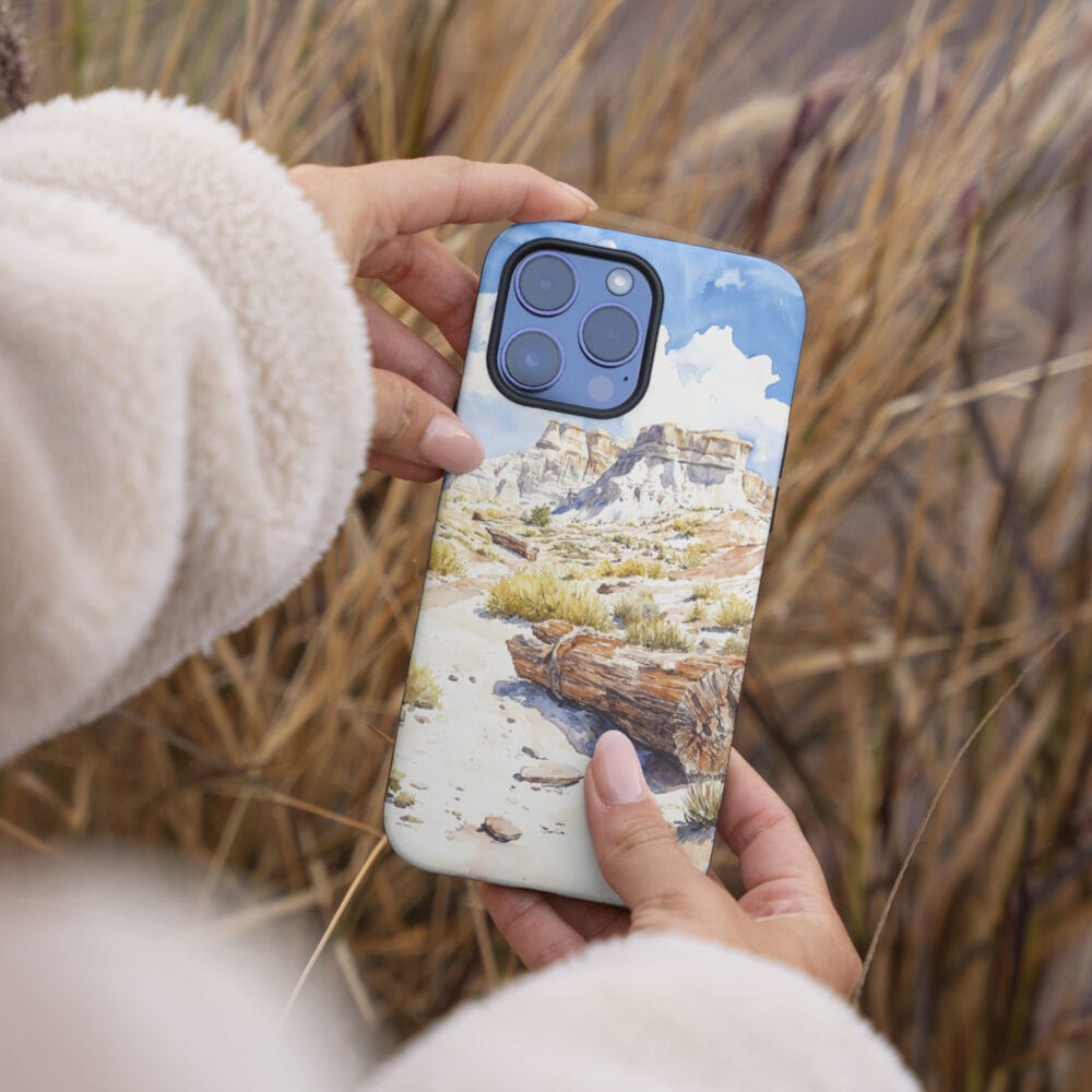 04 - Petrified Forest National Park Phone Case - Female hand.jpg 04 - Petrified Forest National Park Phone Case - Female hand.jpg