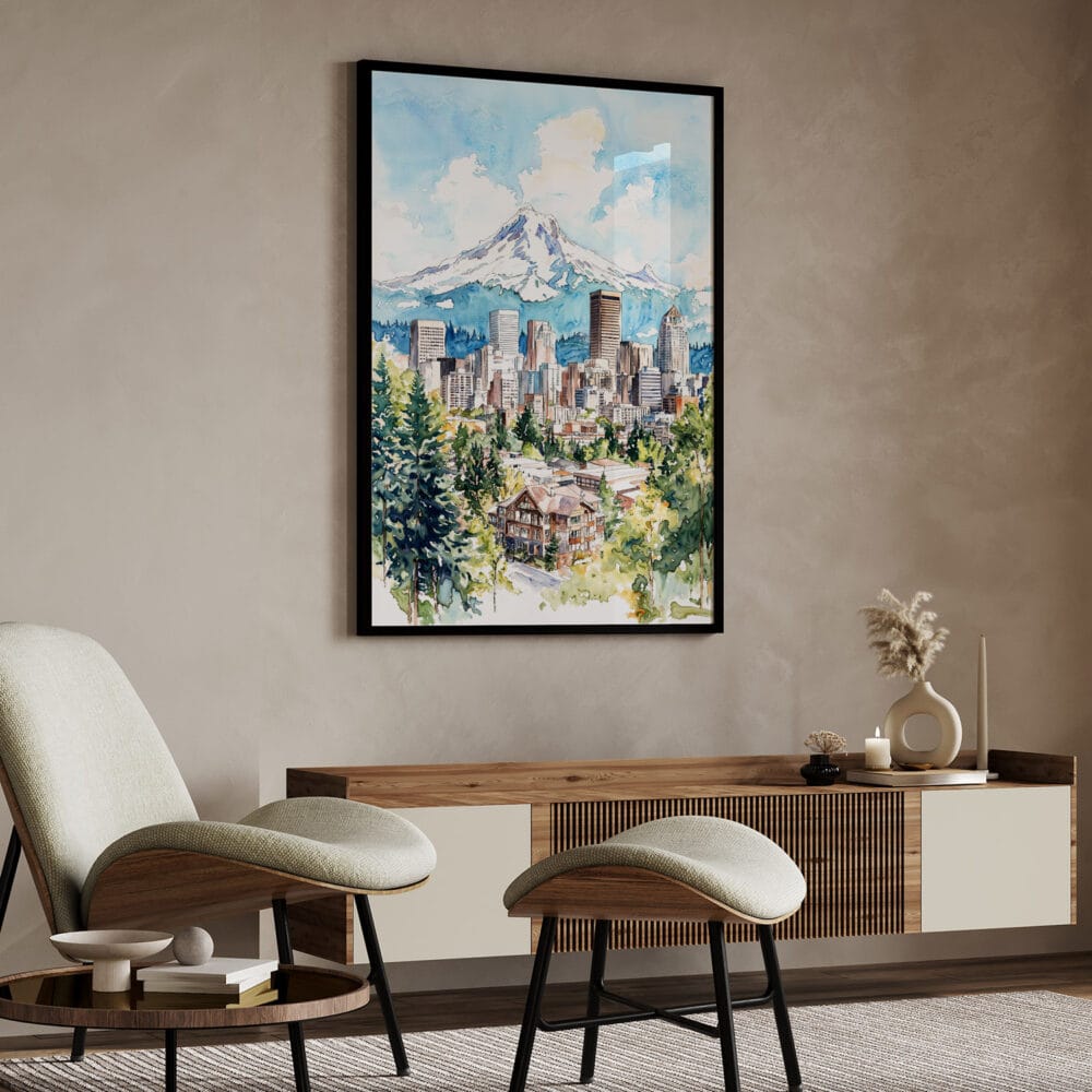 04 - Portland Oregon Watercolor Art - Digital Downloads - Japandi.jpg 04 - Portland Oregon Watercolor Art - Digital Downloads - Japandi.jpg