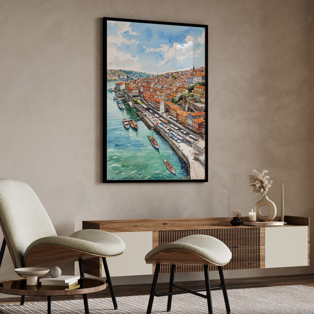 04 - Porto Skyline Watercolor Art - Digital Downloads - Japandi.jpg 04 - Porto Skyline Watercolor Art - Digital Downloads - Japandi.jpg