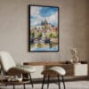 04 - Prague St Vitus Cathedral Watercolor Art - Digital Downloads - Japandi.jpg