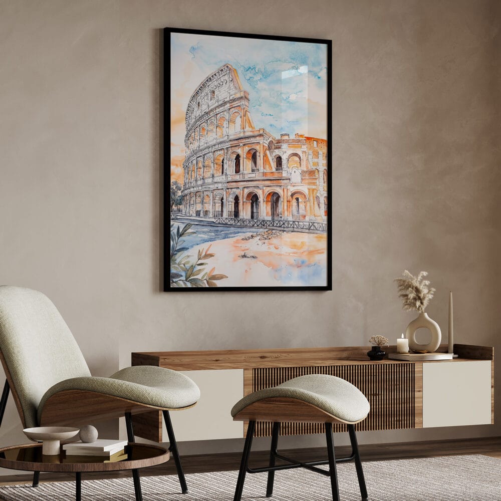 04 - Rome Colosseum Watercolor Art - Digital Downloads - Japandi.jpg 04 - Rome Colosseum Watercolor Art - Digital Downloads - Japandi.jpg