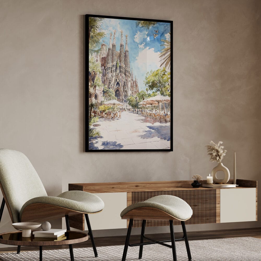 04 - Sagrada Familia Watercolor Art - Digital Downloads - Japandi.jpg 04 - Sagrada Familia Watercolor Art - Digital Downloads - Japandi.jpg