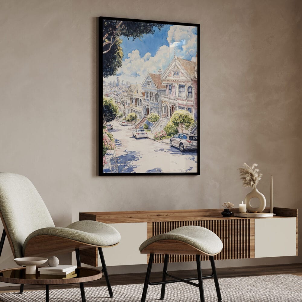 04 - San Francisco - Painted Ladies Watercolors Art - Digital Downloads - Japandi.jpg 04 - San Francisco - Painted Ladies Watercolors Art - Digital Downloads - Japandi.jpg