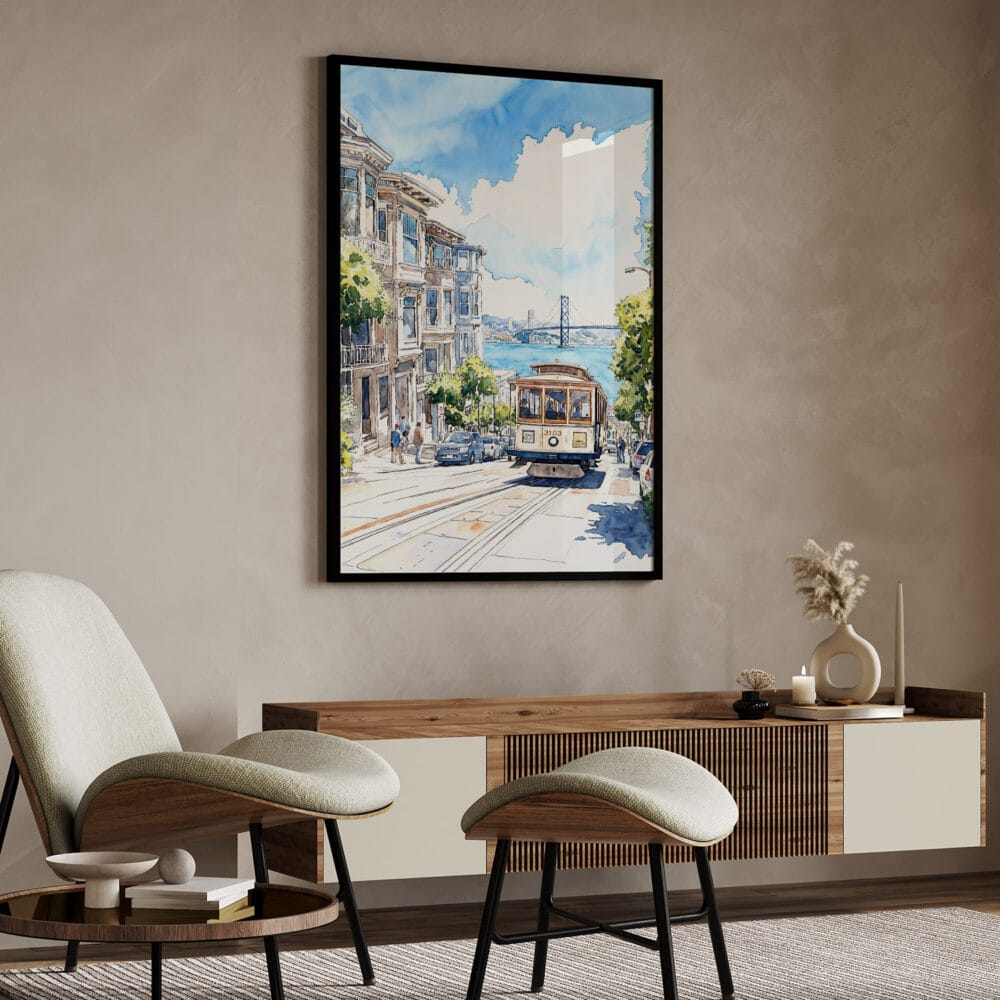 04 - San Francisco Tram Watercolor Art - Digital Downloads - Japandi.jpg 04 - San Francisco Tram Watercolor Art - Digital Downloads - Japandi.jpg