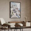 04 - Santorini Blue Dome Watercolor Art - Digital Downloads - Japandi.jpg