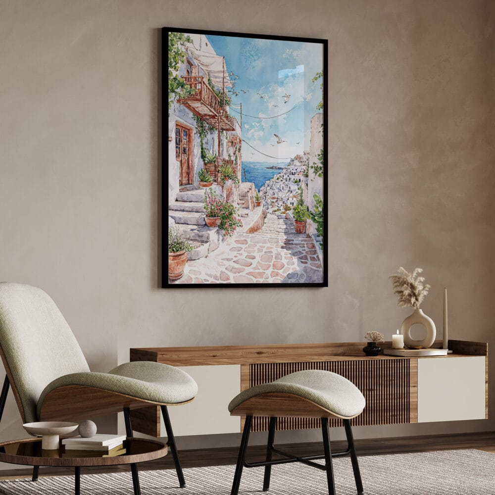 04 - Santorini Watercolor Art - Digital Downloads - Japandi.jpg 04 - Santorini Watercolor Art - Digital Downloads - Japandi.jpg