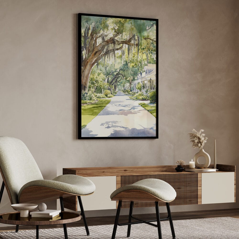 04 - Savannah Georgia Watercolor Art - Digital Downloads - Japandi.jpg 04 - Savannah Georgia Watercolor Art - Digital Downloads - Japandi.jpg