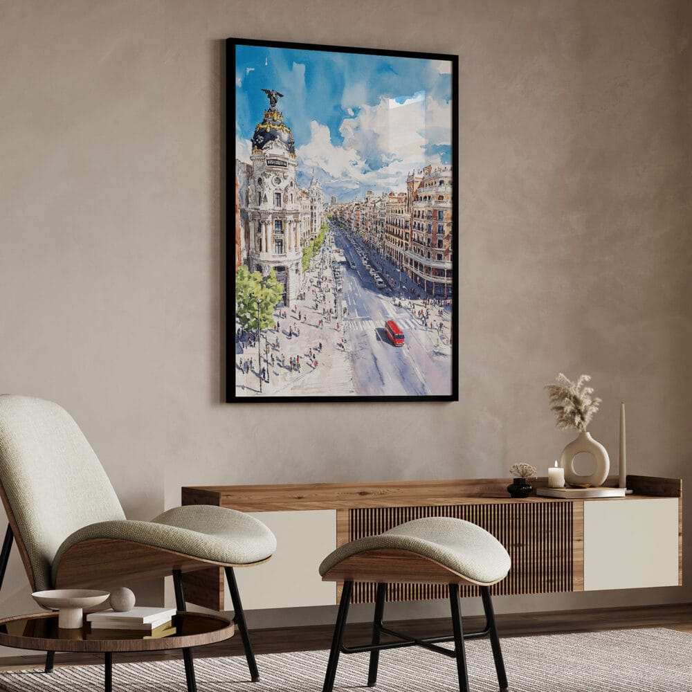 04 - Spain Madrid Watercolor Art - Digital Downloads - Japandi.jpg 04 - Spain Madrid Watercolor Art - Digital Downloads - Japandi.jpg