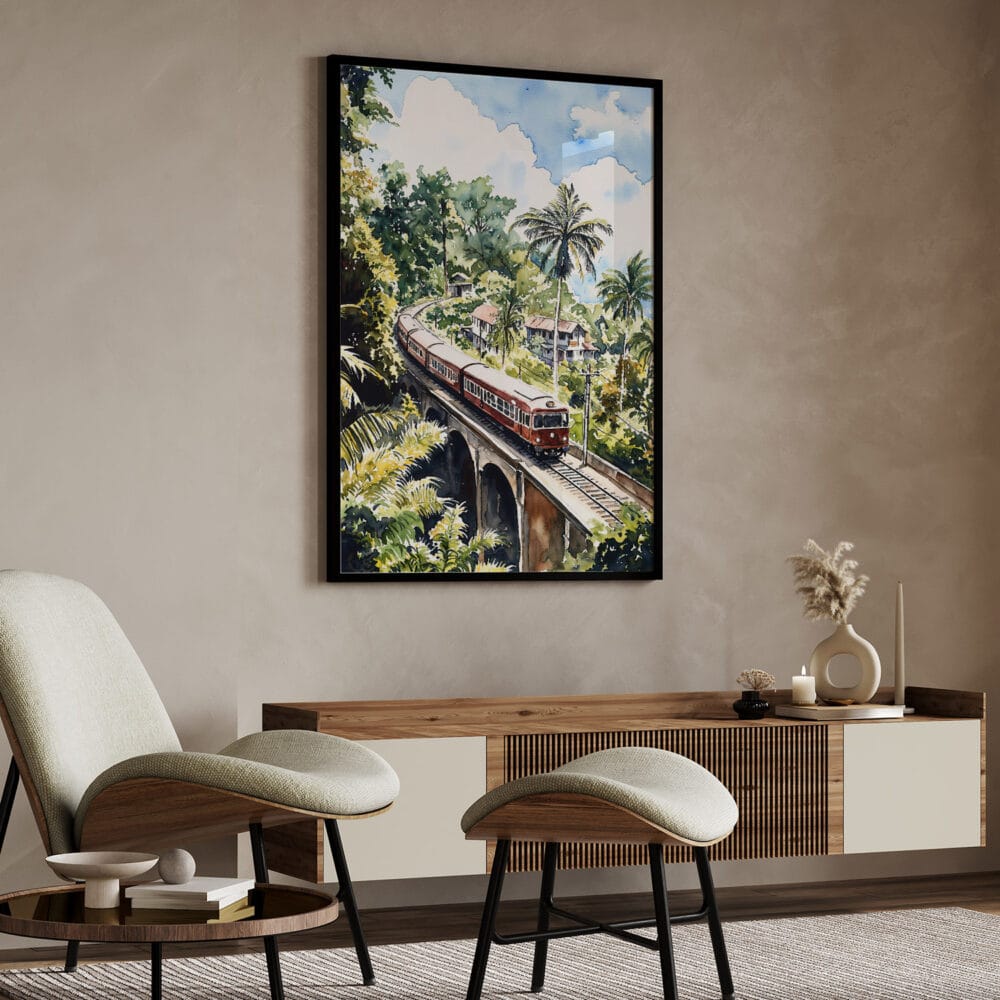 04 - Sri Lanka Train Watercolor Art - Digital Downloads - Japandi.jpg 04 - Sri Lanka Train Watercolor Art - Digital Downloads - Japandi.jpg