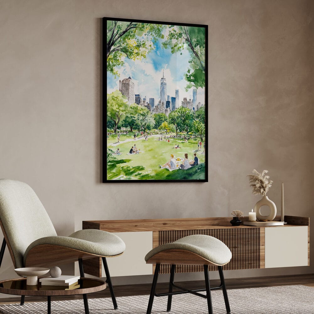 04 - Summer in New York Central Park Watercolor Art - Digital Downloads - Japandi.jpg 04 - Summer in New York Central Park Watercolor Art - Digital Downloads - Japandi.jpg
