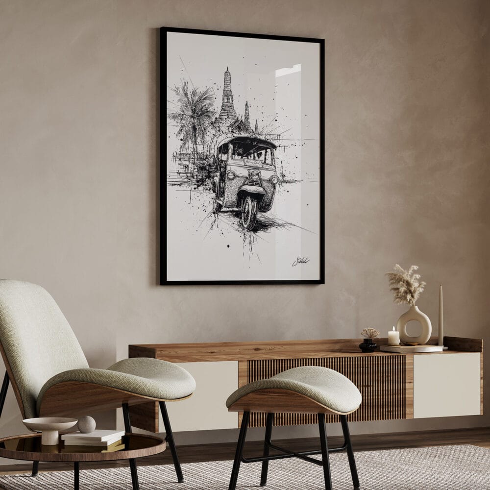 04 - Thailand - Tuk Tuk 2 Pencil Drawing Art - Digital Downloads - Japandi.jpg 04 - Thailand - Tuk Tuk 2 Pencil Drawing Art - Digital Downloads - Japandi.jpg