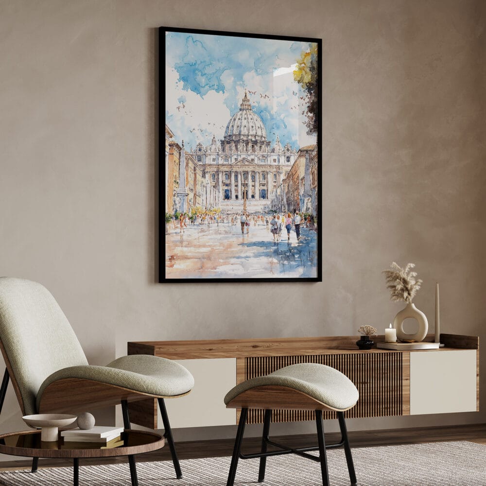 04 - The Vatican Watercolor Art - Digital Downloads - Japandi.jpg 04 - The Vatican Watercolor Art - Digital Downloads - Japandi.jpg