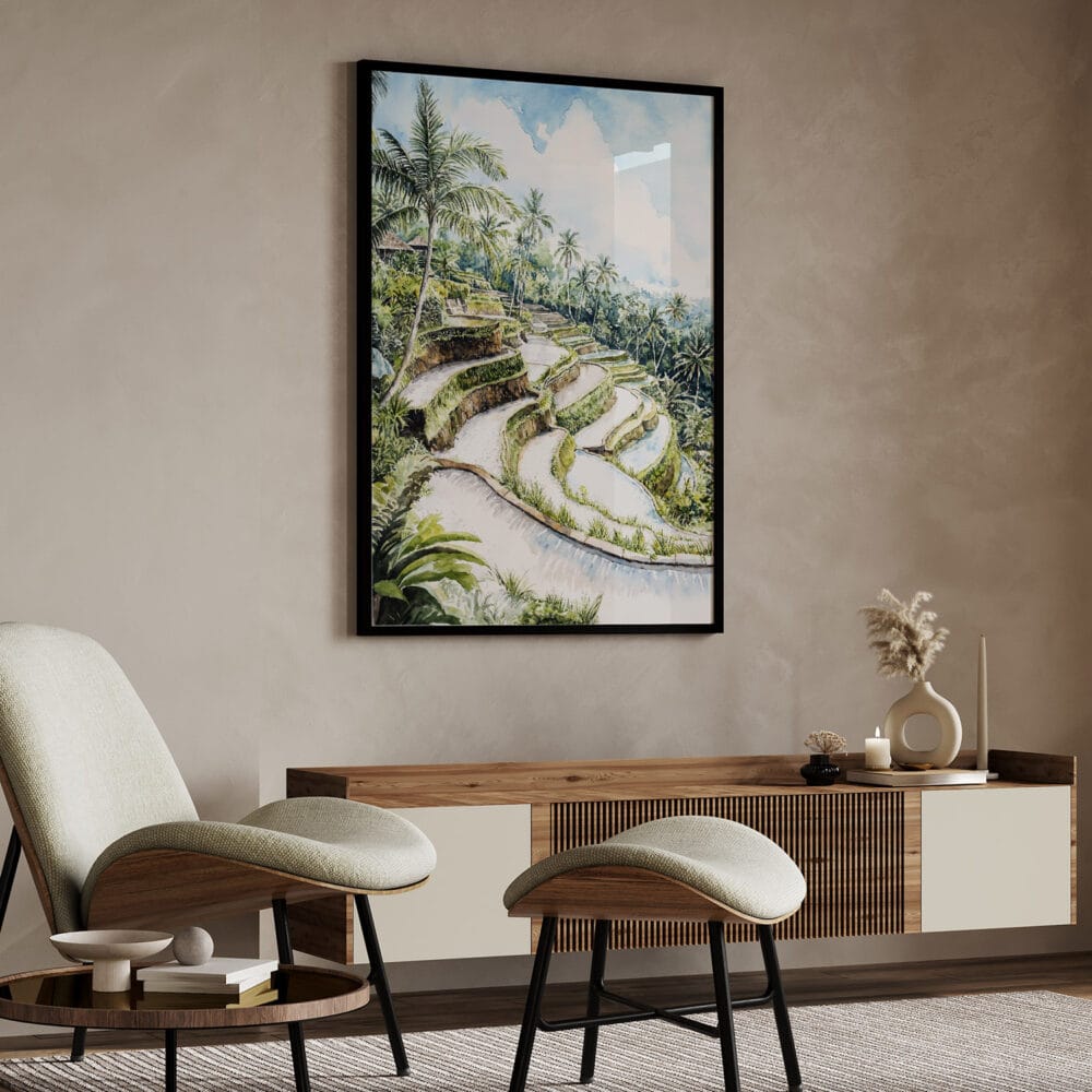 04 - Ubud Bali Watercolor Art - Digital Downloads - Japandi.jpg 04 - Ubud Bali Watercolor Art - Digital Downloads - Japandi.jpg