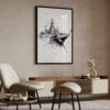 04 - Wat arun with boat Pencil Drawing Art - Digital Downloads - Japandi.jpg