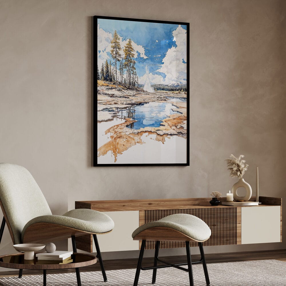 04 - Yellostone Geyser Watercolor Art - Digital Downloads - Japandi.jpg 04 - Yellostone Geyser Watercolor Art - Digital Downloads - Japandi.jpg