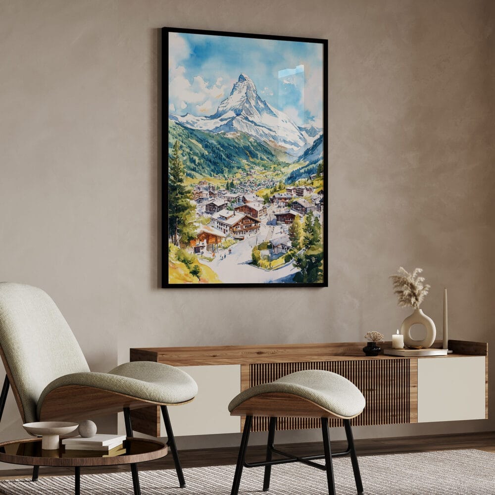 04 - Zermatt Switzerland Watercolor Art - Digital Downloads - Japandi.jpg 04 - Zermatt Switzerland Watercolor Art - Digital Downloads - Japandi.jpg