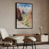 04 - Zion Canyon Watercolor Art - Digital Downloads - Japandi.jpg