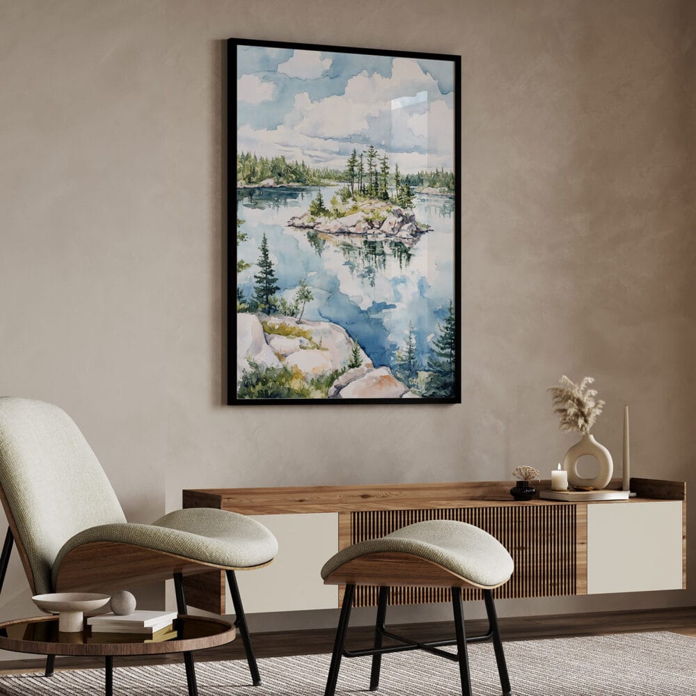 04 - voyageurs national park watercolor Art - Digital Downloads - Japandi.jpg 04 - voyageurs national park watercolor Art - Digital Downloads - Japandi.jpg