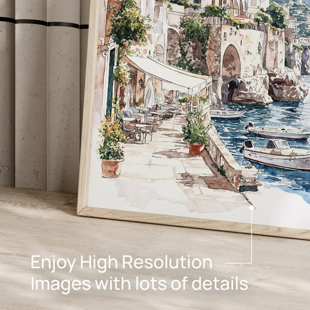 05 - Amalfi Coast Watercolor Art - Digital Downloads - Detail Zoom.jpg 05 - Amalfi Coast Watercolor Art - Digital Downloads - Detail Zoom.jpg
