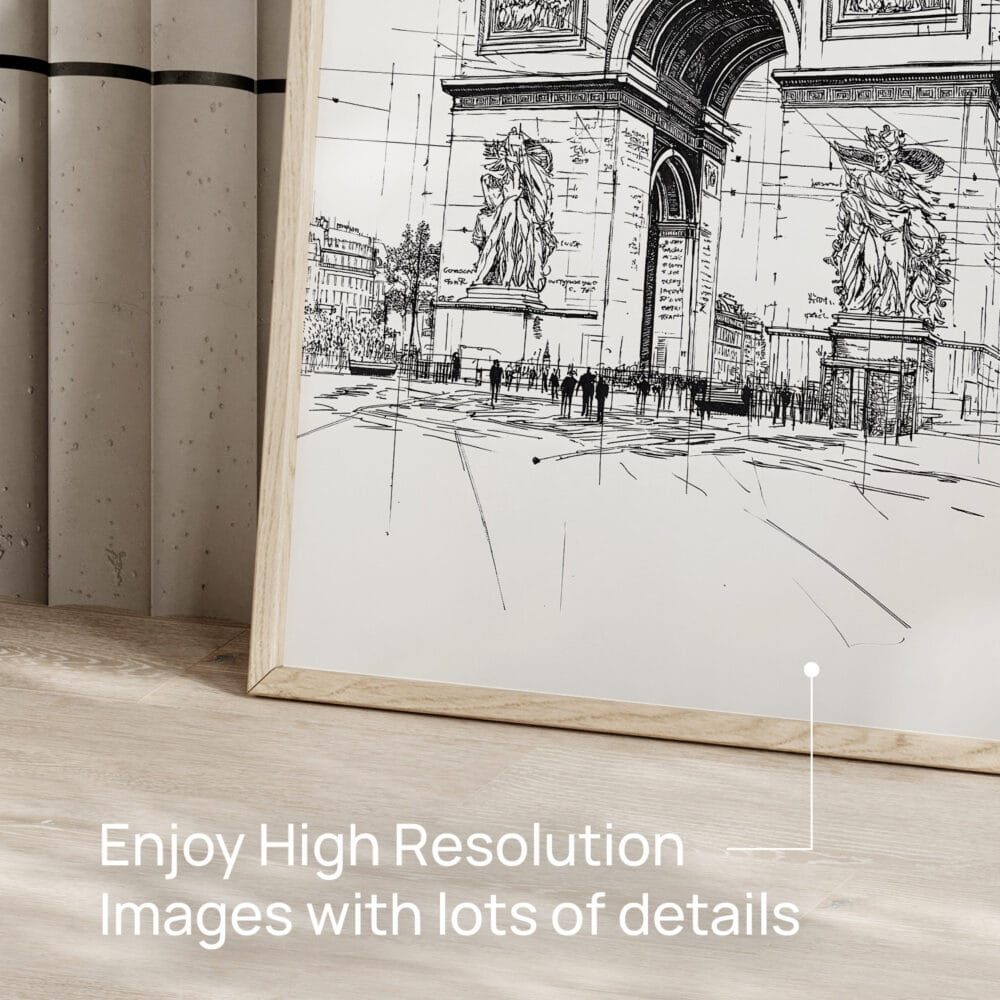 05 - Arc De Triomphe Pencil Drawing Art - Digital Downloads - Detail Zoom.jpg 05 - Arc De Triomphe Pencil Drawing Art - Digital Downloads - Detail Zoom.jpg