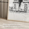 05 - Arc De Triomphe Pencil Drawing Art - Digital Downloads - Detail Zoom.jpg