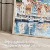05 - Bergen Norway Waterfront Watercolor Art - Digital Downloads - Detail Zoom.jpg