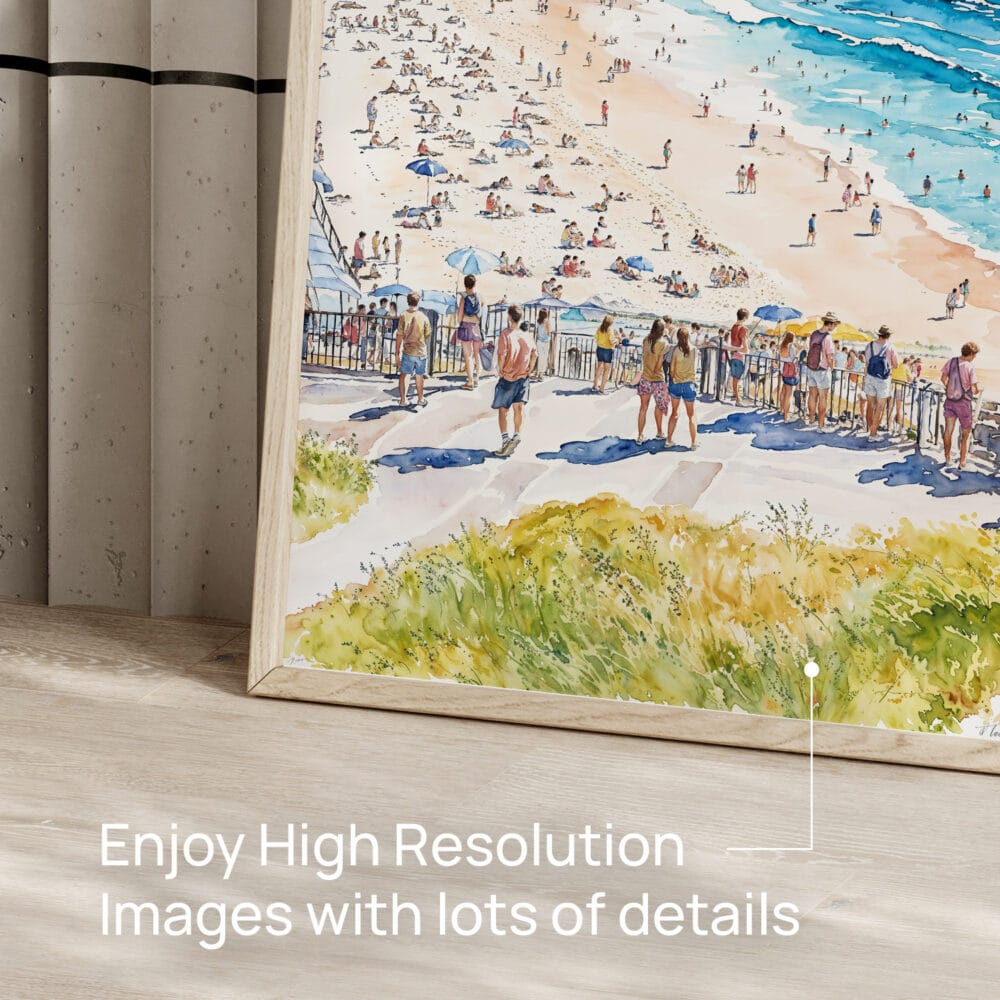 05 - Bondi Beach Watercolor Art - Digital Downloads - Detail Zoom.jpg 05 - Bondi Beach Watercolor Art - Digital Downloads - Detail Zoom.jpg