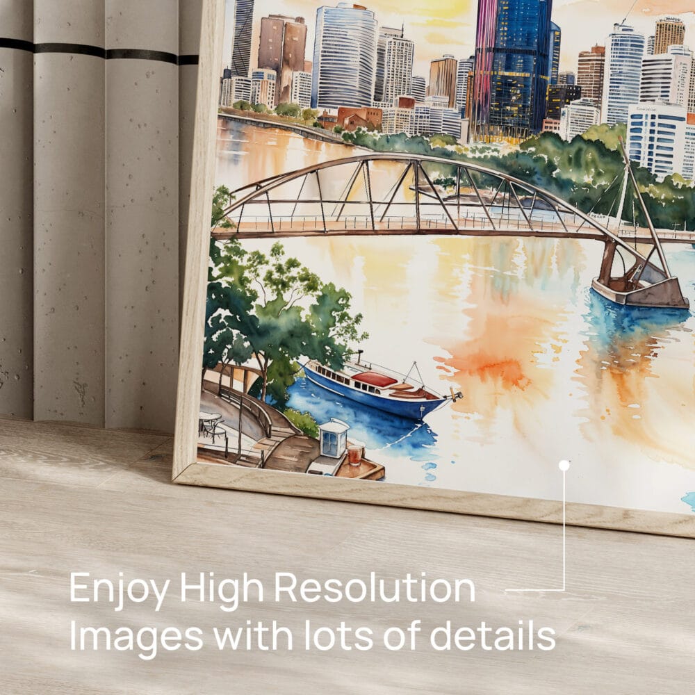 05 - Brisbane Skyline Watercolor Art - Digital Downloads - Detail Zoom.jpg 05 - Brisbane Skyline Watercolor Art - Digital Downloads - Detail Zoom.jpg