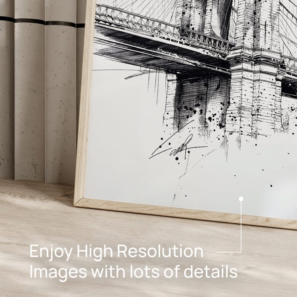 05 - Brooklyn Bridge Pencil Drawing Art - Digital Downloads - Detail Zoom.jpg 05 - Brooklyn Bridge Pencil Drawing Art - Digital Downloads - Detail Zoom.jpg