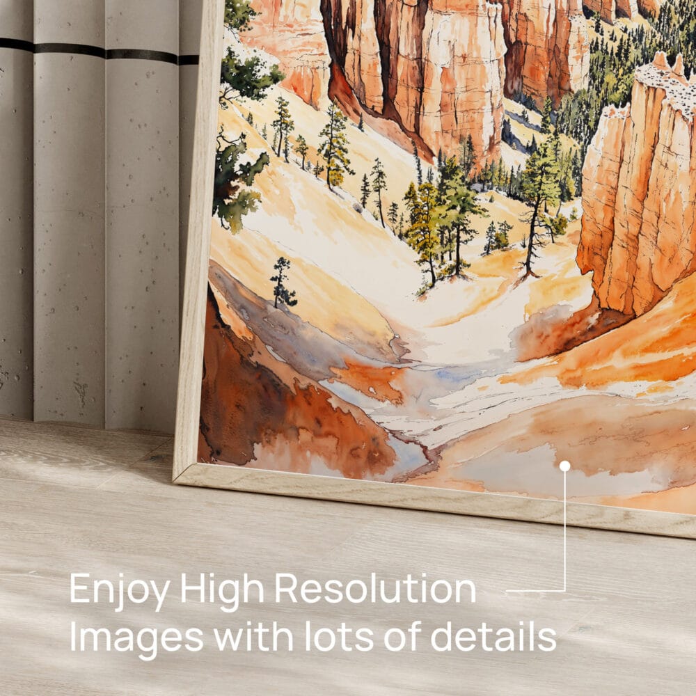 05 - Bryce Canyon National Park Watercolor Art - Digital Downloads - Detail Zoom.jpg 05 - Bryce Canyon National Park Watercolor Art - Digital Downloads - Detail Zoom.jpg